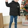 thumbnail image 5 of XQYLOS Boys Down Jacket Winter Heavyweight Windproof Thick Warm Insulated Hooded Coat Fleec𝖾 Lined Outerwear Cozy Outdoor Thermal Parka, 5 of 7