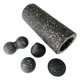 thumbnail image 3 of Juego de rodillos de espuma para ejercicios de fitness de cuerpo completo, pelota de yoga de alta densidad para fascitis. negro gris, 3 of 8