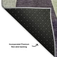 thumbnail image 5 of Addison Rugs Mayfield Premium Machine Washable Transitional Swirls Purple Rectangle Rug, 3' x 5', 5 of 7