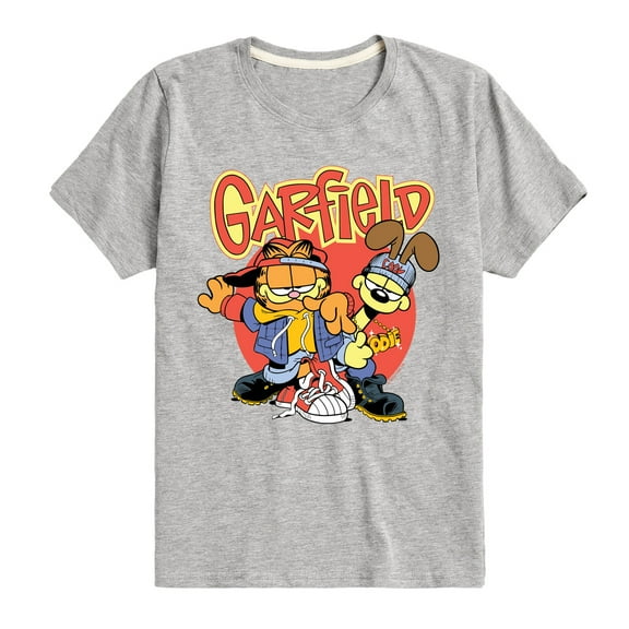 Garfield - Garf And Odie Logo - Toddler & Youth Short Sleeve Graphic T-Shirt