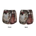 thumbnail image 3 of Balery Vintage Collage Girl Butterfly Pantalones cortos deportivos para mujer con forro y dos bolsillos, elásticos, para entrenamiento, gimnasio, yoga-XX-Large, 3 of 7