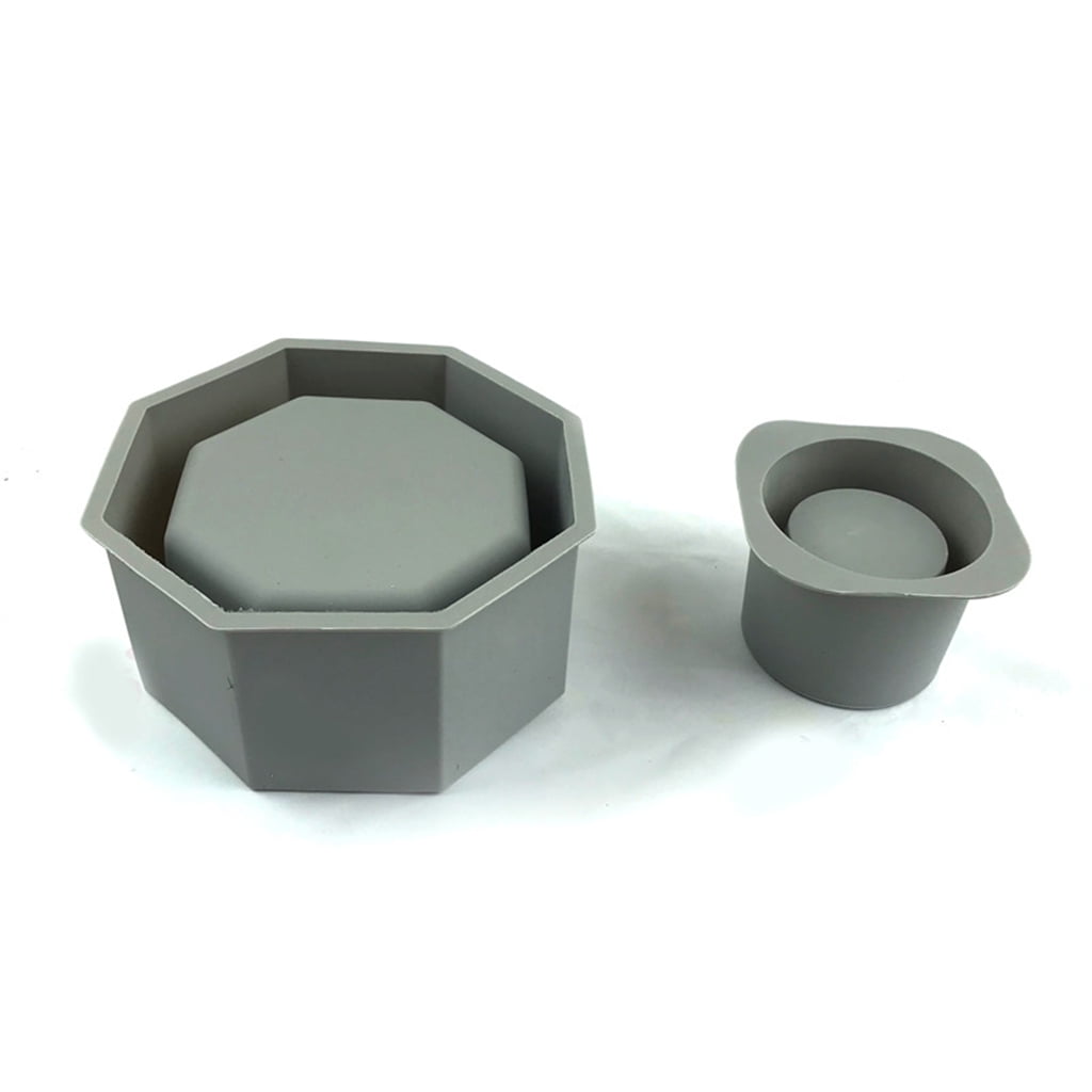 WINDLAND Handmade Succulent Planter Flowerpot Silicone Mold Concrete Plant Flower Pot Epoxy Resin Mold DIY Candle Holder Mould