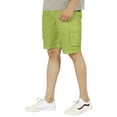thumbnail image 4 of Inkmeso Solid Cargo Shorts For MenRelaxed Fit Casual Shorts Loungewear Everyday Cotton Pants, 4 of 7