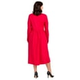 thumbnail image 2 of Avenue Women's Plus Size Ponte Fit And Flare Midi Dress, 2 of 2