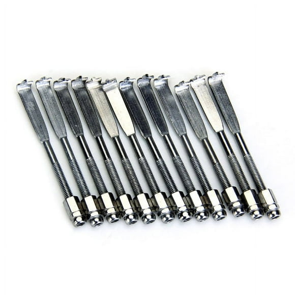 24 Piezas de Piezas de Banjo Sunnimix Partes del banjo color Plata