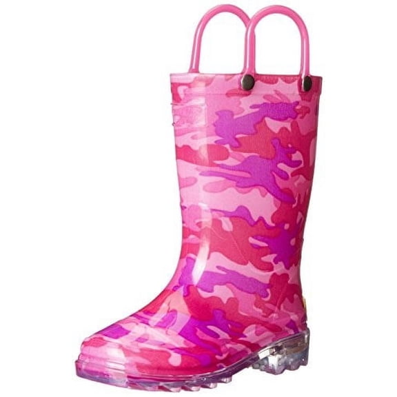 Western Chief Kids Neo Camo Lighted Rain Boot