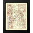 thumbnail image 2 of USGS 20x24 Black Modern Framed Museum Art Print Titled - Carson Nevada Sheet - USGS 1893, 2 of 5