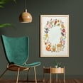 thumbnail image 2 of Forest Wall Art with Frame, European Fauna Flora Deer Fox Raccoon and Roses Cartoon Wildlife, Printed Fabric Poster for Bathroom Living Room Dorms, 23" x 35", Multicolor, by Ambesonne, 2 of 2