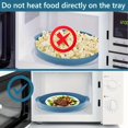 thumbnail image 5 of LOVEVER Multi-Layer Microwave Splash Cover with Tray Set  10.6-Inch Bpa-Free Lid  Food-Safe Microwave Splash Guard  Suitable for More Dishes  Blue/Grey/Green Options, 5 of 5