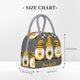 thumbnail image 2 of Easygdp Bee Kind Bolsa de Almuerzo Insulada Grande, Forro de Aluminio, Diseño Espacioso, a Prueba de Fugas, Ideal para Trabajo, Picnics, Viajes y Actividades al Aire Libre, 2 of 6