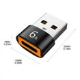 thumbnail image 5 of Type C to USB 3.0 OTG Adapter Connector Support Power Charging Data Transfer 6A USB C Female to USB Male Audio Converter, 5 of 9