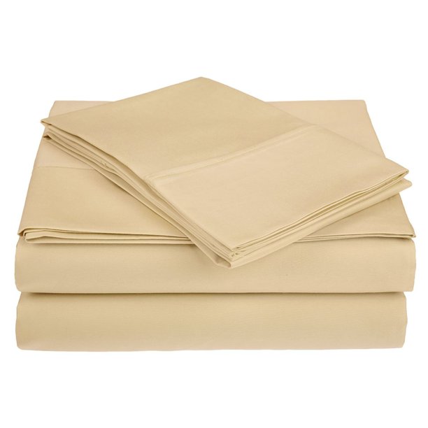 Superior 450 Thread Count Supima Cotton Solid 4Piece Sheet Set