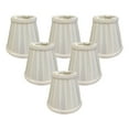 thumbnail image 2 of Royal Designs, Inc. Decorative Trim Empire Chandelier Shade CS-404WH-6, White, 3 x 5 x 4.5, Pack of 6, 2 of 5