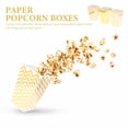 thumbnail image 3 of WEUVEB 60Pcs Golden Paper Popcorn Boxes for Party Snack Storage Movie Theater Style Disposable Containers, 3 of 8