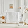 thumbnail image 2 of Juego de ropa de cama Flysheep para cuna con mechones, 3 piezas, 86 x 109 cm, blanco, 2 of 7