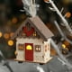 thumbnail image 5 of Adorno Navideño de Madera con Led | Cabaña Luminosa con Luces Blancas Cálidas | Decoración Festiva 3D para Interior y Exterior | 10,2 X 9 X 5,5 Cm, 5 of 6