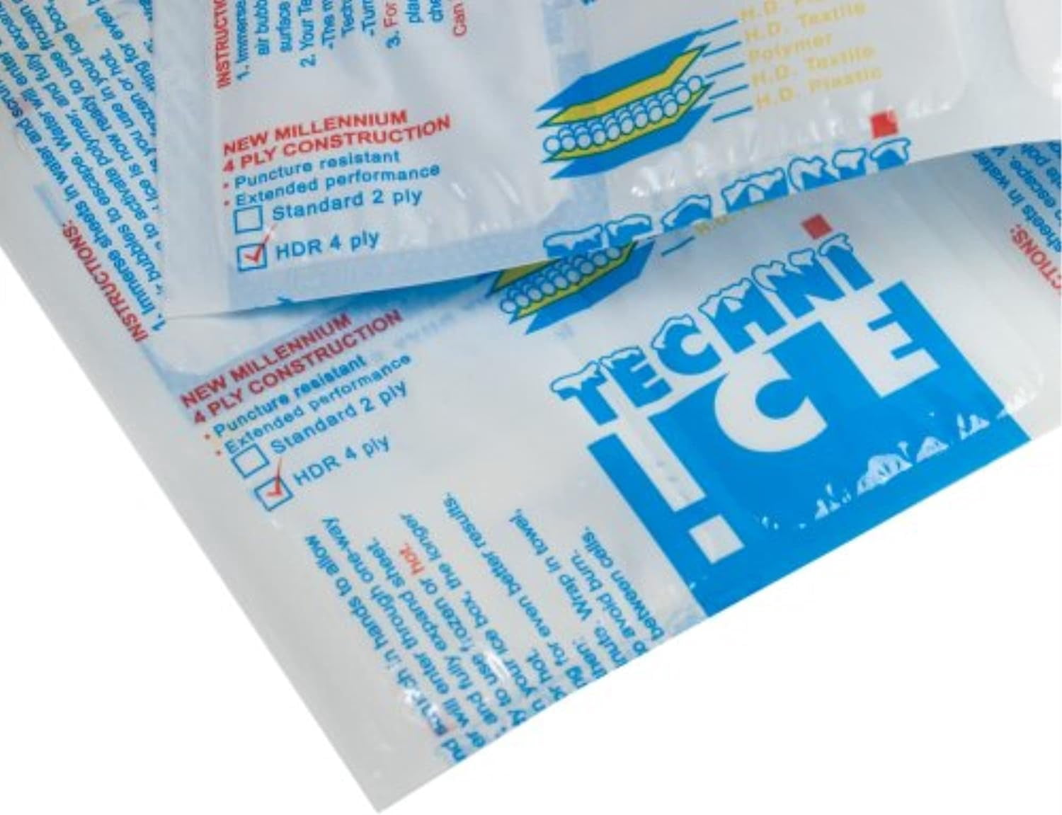 Techni Ice HDR 4 Ply Reusable Ice & Heat Packs 6 Sheet Special