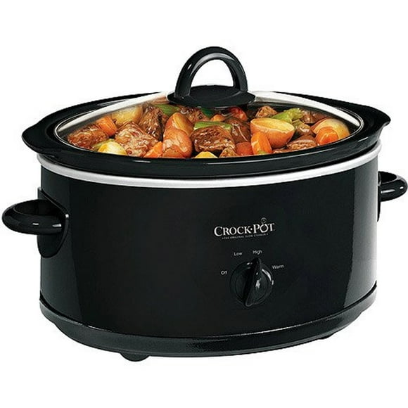 Cacerola SCV700-B 6,62 litros negro olla a cocimiento lento ovalada by Crock-Pot