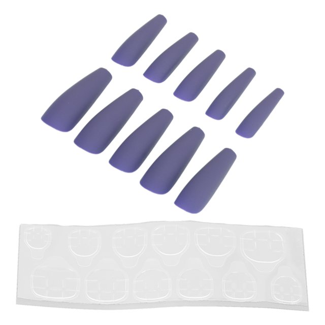 Long Coffin Fake Nails, 10pcs No Peculiar Smell Harmless Full Cover False Nails For Salons For Experienced People For Beginners For Home ANGGREK Otros