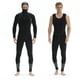 thumbnail image 1 of Trajes de neopreno de neopreno de 3 mm para hombre, traje de buceo de manga larga con capucha de 2 p Abanopi Traje de buceo, 1 of 7