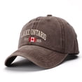 thumbnail image 2 of Unisex Retro Lake Ontario Baseball Cap - Vintage Graphic Trucker Hat with Classic Fit Design, 2 of 6