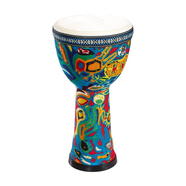 peso ligero africano de la superficie del tambor de la piel de cabra del cuerpo del tambor del PVC del tambor 8-inch