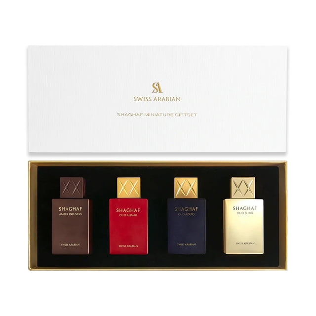 Set de perfume Swiss Arabian Shaghaf Oud Discovery, 4 x 25 ml, unisex