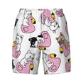 thumbnail image 5 of Rocae French Bulldog Duck for Men's Swim Trunks Quick Dry With Two Side Pockets and One Lined Patch PocketXX-Large, 5 of 9