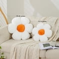 thumbnail image 4 of Flower Pillow White 15.74 inch Flower Shaped Throw Pillows Daisy Plush Pillow Floor Pillows Seat Cushion Cute Aesthetic Decorative Throw Pillows for Bed Home Sofa Chair Couch Decor, 4 of 8