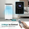 thumbnail image 2 of Gymax 10000 BTU Portable Air Conditioner w/ Control Panel & Remote Control, 2 of 10