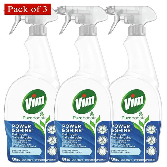 Vim Power & Shine Spray Cleaner, 700 ml (Pack of 3) $9.99 ea.