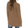 thumbnail image 5 of Women's Airy Knit Cardigan Long Sleeve Loose Fit Duster Sweater Soft Layering Piece for Office Casual Wear 2025 Fashion, 5 of 7