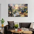 thumbnail image 6 of Beauty The Beast Fall In Love Artworks Canvas Poster Room Aesthetic Wall Art Prints Home Modern Decor Gifts 16x24inch(40x60cm), 6 of 6
