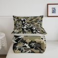 thumbnail image 5 of Homewish Rustic Dog Duck Twin Comforter Sets,Camouflage Labrador Retriever Bedding Set,Green,Light Gray Reversible,2pcs,1 Comforter and 1 Pillowcase, 5 of 7