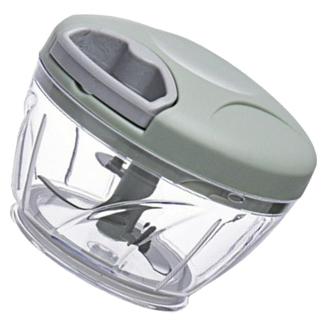 Picadora manual de alimentos, picadora de carne de 500 ml, picadora manual de carne, picadora de ajo, probada profesionalmente