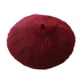 thumbnail image 1 of Sonducket Gorros de piel de boina, sombrero clásico de estilo coreano, tocado romántico de otoño, ropa de fiesta, suministros de ropa para mujeres y Sombreros vino rojo Sonducket AP010201-09B, 1 of 6