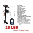 thumbnail image 2 of 12 V 28 LBS Electric Trolling Motor, Outboard Engine, Boat Propeller, For Fishing Rowing Kayak Canoe ,Easy to Install, 2 of 9