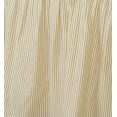 thumbnail image 3 of Cozy Line Home Fashions Patterned Stripe Bed Skirt, Dust Ruffle with Split Corners, 16" Drop (King & Queen), 3 of 3
