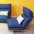 thumbnail image 6 of Imerelez Chaise Lounge Chair Indoor Lazy Sofa Balcony Leisure Chair Floor Chair, Bedroom Sofa Chair Foldable Reclining Chair Leisure Single Sofa Functional Chair, 6 of 8