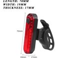 thumbnail image 2 of HUGFEGWE USB Rechargeable Bike Tail Light,Ultra Bright Cycling Taillight 4 Modes Bicycle Light,Bicycle Rear Light Night Cycling Warning Essential CJB91-54576, 2 of 7