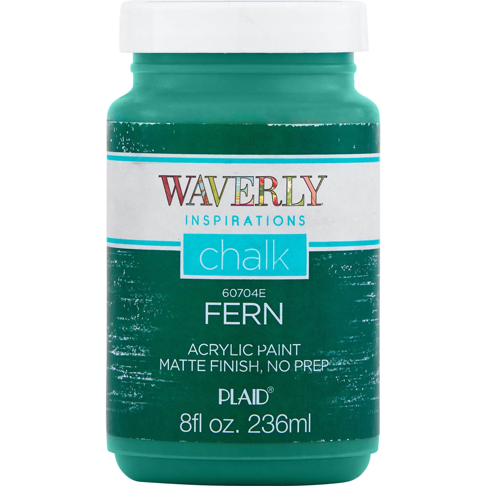 (3 pack) Waverly Inspirations Chalk Paint, Ultra Matte, Fern, 8 fl oz