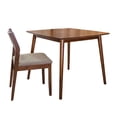 thumbnail image 3 of Comedor Minimalista Bossa de Madera con 4 Sillas Café, 3 of 5