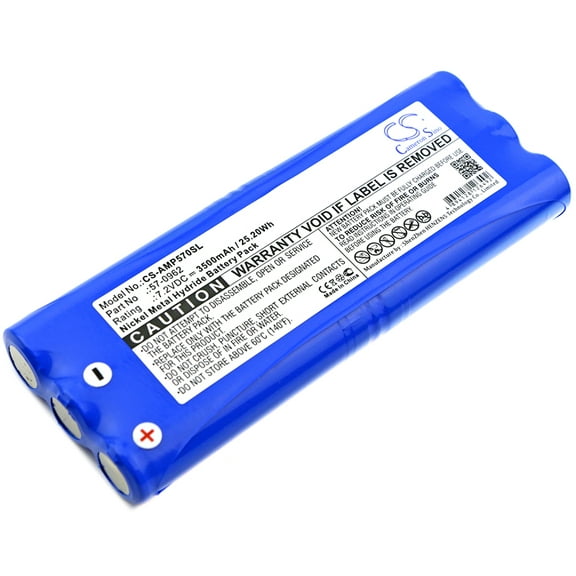 3500mAh 57-0962 Battery for AMX Panjam VPN-CP Phast VPT-CP