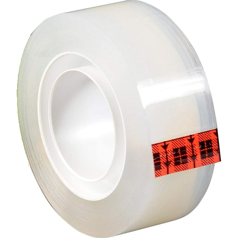 Scotch Transparent Tape, Standard Width, Engineered for Office and Home  Use, Glossy Finish, 3/4 x 1296 Inches, 6 Rolls, Boxed (600-6PK)