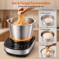 thumbnail image 3 of Casualife 7.4 QT Automatic Electric Dough Maker, Multi-Functional Dough Mixer with Ferment Mode for Bread and Pizza, 3 of 8