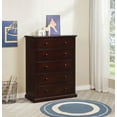 thumbnail image 2 of Sumerlin 6-drawer Bedroom Chest of Drawers Cappuccino, 2 of 13