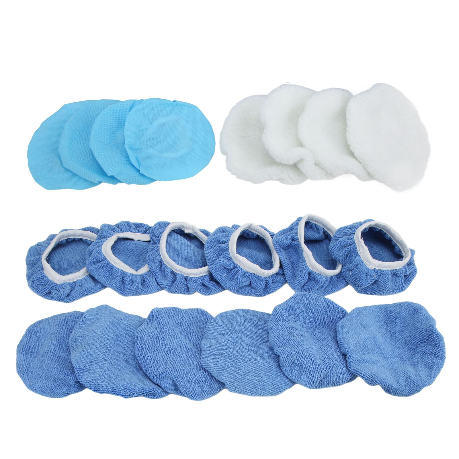 Car Buffer 20 Pieces 6inch Car Polisher Pad Polishing Buffing