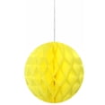 thumbnail image 3 of Wrapables® 6" Set of 5 Tissue Honeycomb Ball Party Decorations for Weddings, Birthday Parties, Baby Showers, and Nursery Décor, Yellow, 3 of 4