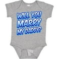thumbnail image 3 of Inktastic Will You Marry My Daddy (blue) Boys or Girls Baby Bodysuit, 3 of 5