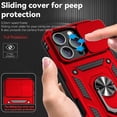 thumbnail image 5 of Estuche GANGXUN para iPhone 16 Pro Max, soporte giratorio 360°, estilo mecánico y magnético, 5 of 5